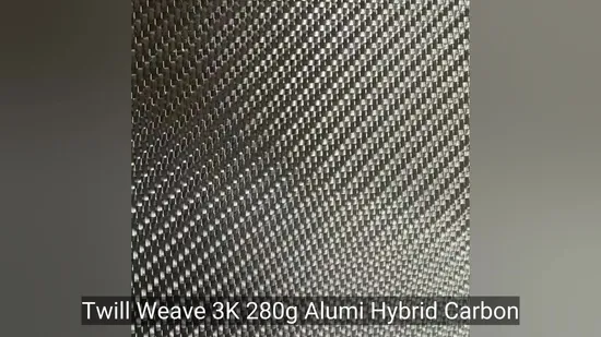 中国工場 3 K TPU コーティングされた炭素繊維レザー 0.38 ミリメートル厚さのツイル生地、光沢のある TPU コーティングされた炭素繊維生地生地